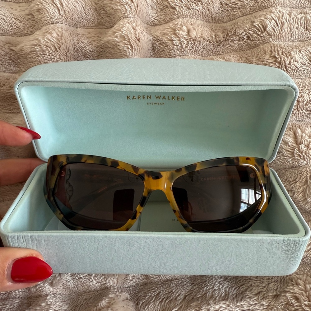 Karen Walker Tortoise Shell Sunglasses